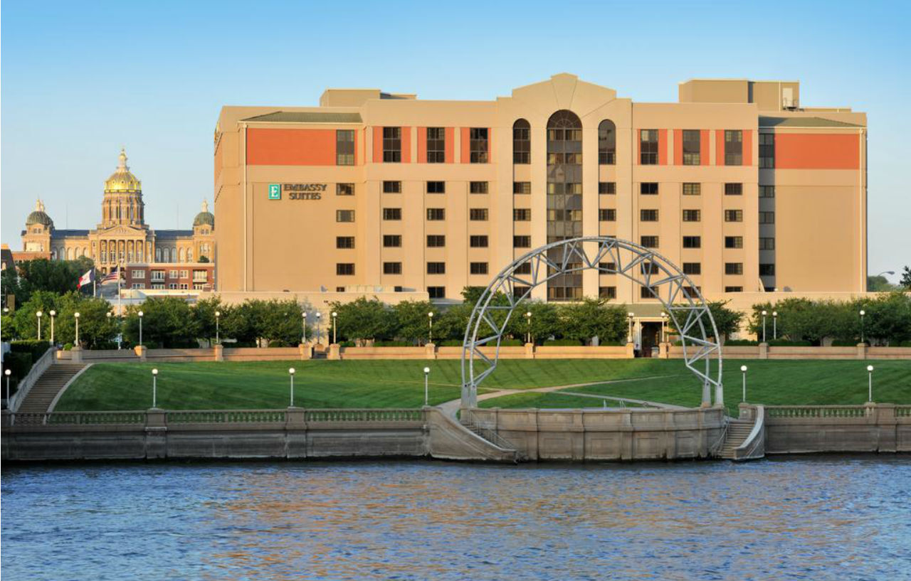 Embassy Suites Des Moines Downtown Buitenkant foto